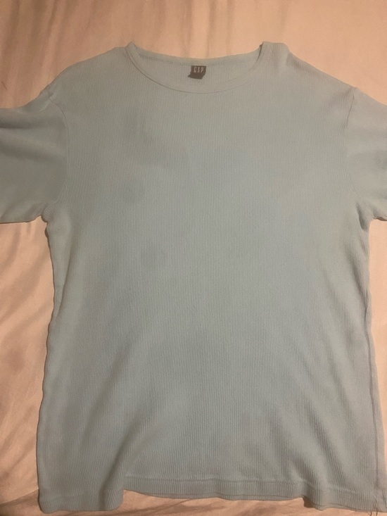 GAP Other - GAP Light Blue Ribbed Short Sleeve Shirt